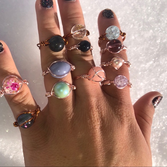 Wire wrap rings - Picture 1 of 5